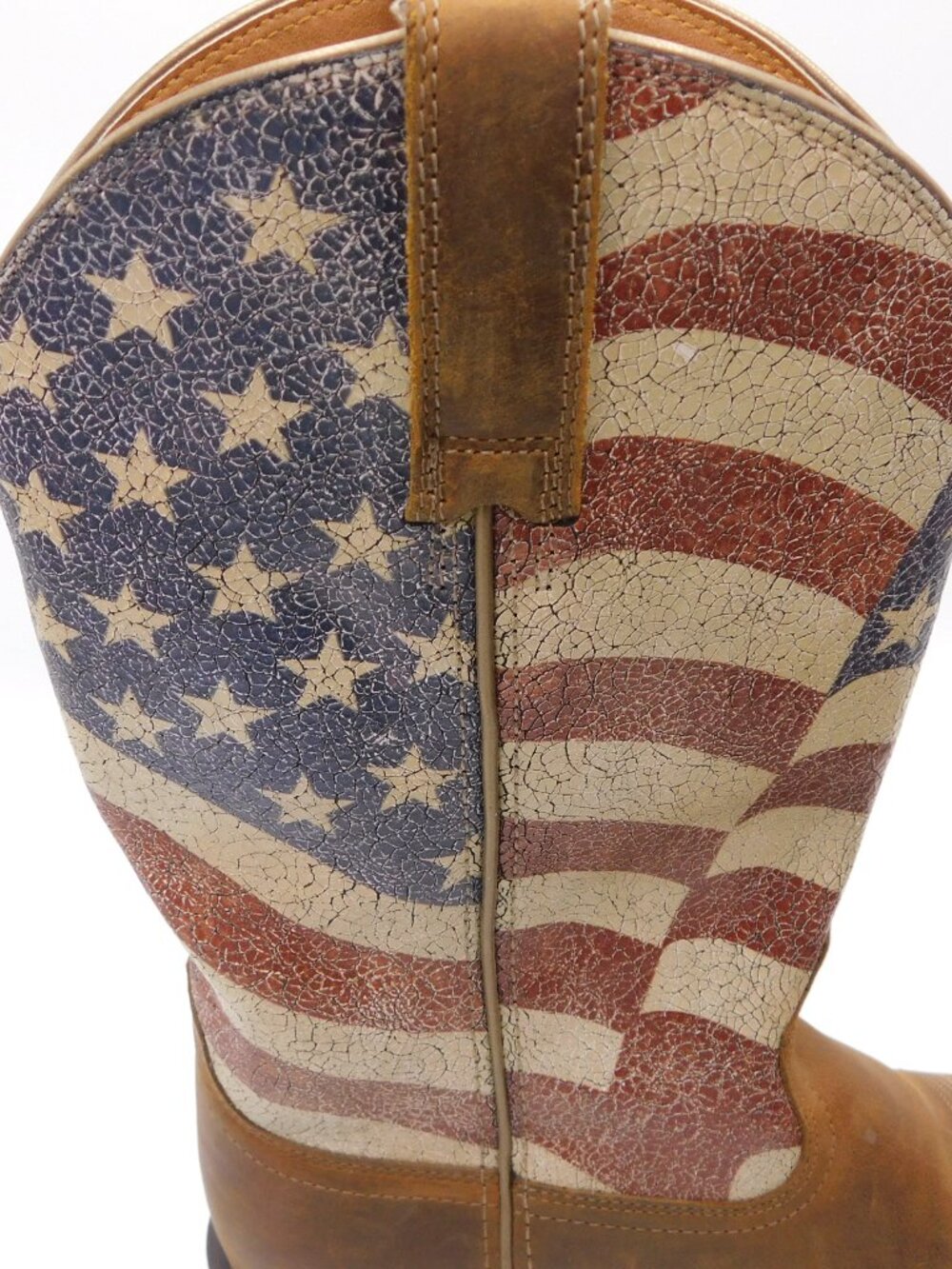 Ariat Round Up Patriot Western Boot | USA Flag | Square Toe | EUC | 8.5C Wide - Picture 5 of 13